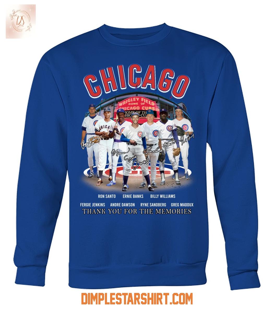 Chicago Cubs Legends Team Memories T Shirt Chicago Cubs Legends Team Memories T Shirt