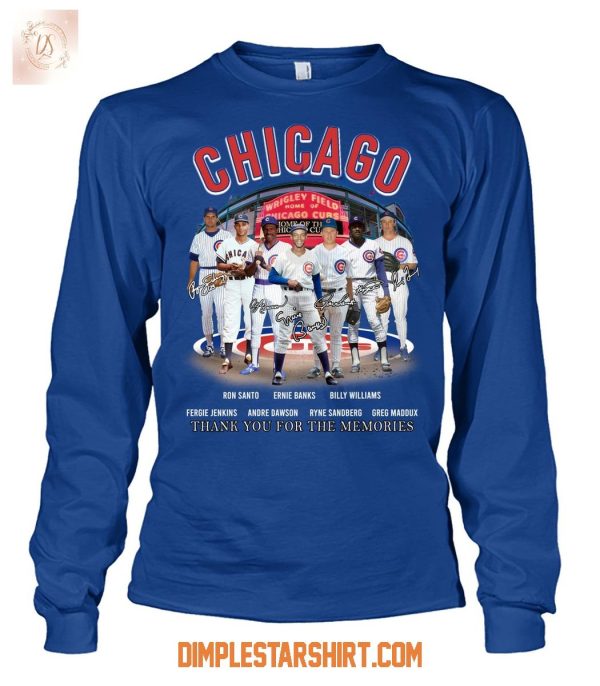 Chicago Cubs Legends Team Memories T Shirt