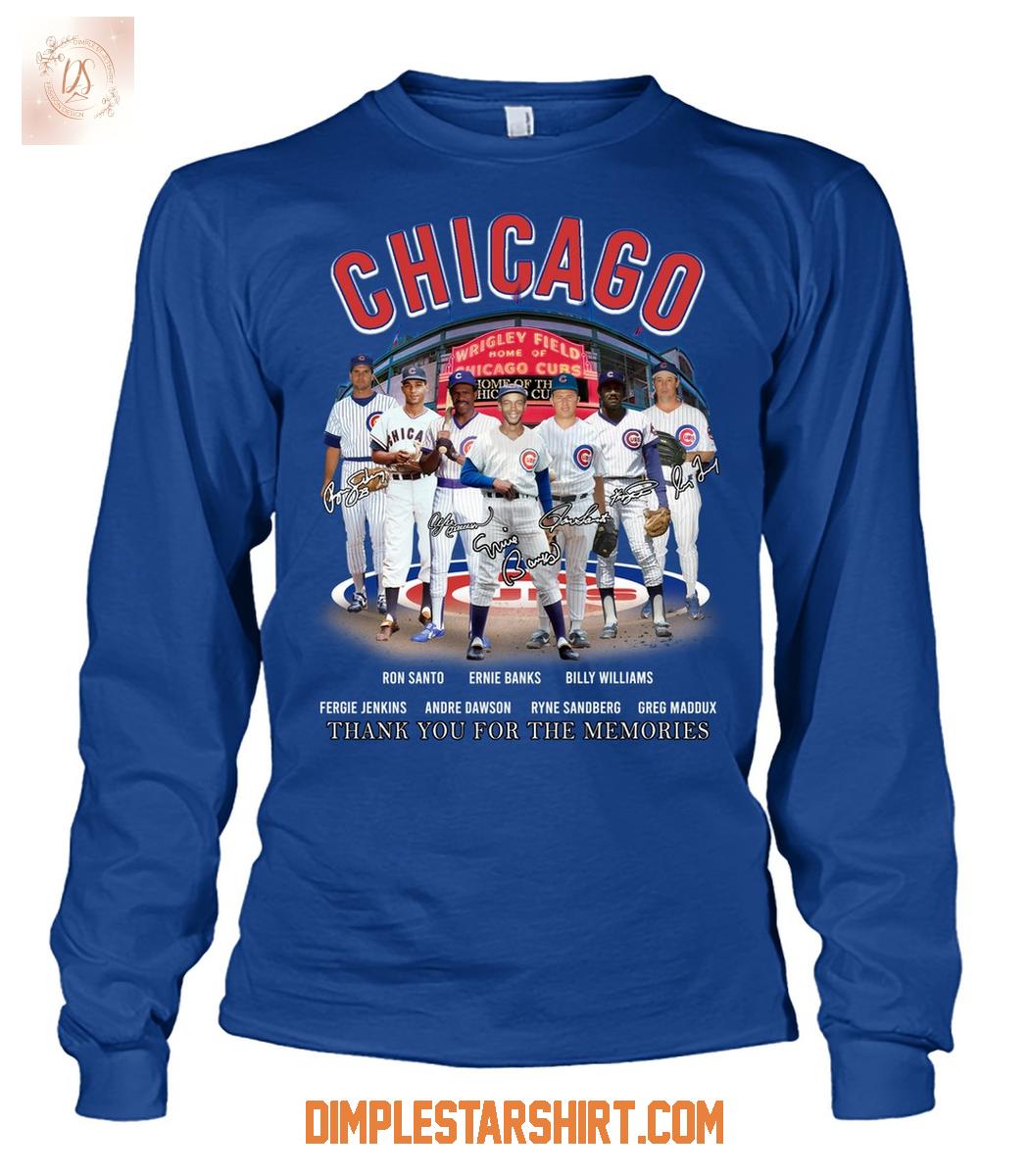 Chicago Cubs Legends Team Memories T Shirt Chicago Cubs Legends Team Memories T Shirt