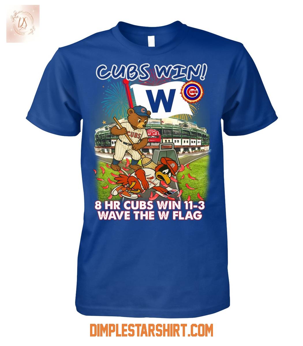 Chicago Cubs Wins Wave The W Flag T Shirt Chicago Cubs Wins Wave The W Flag T Shirt