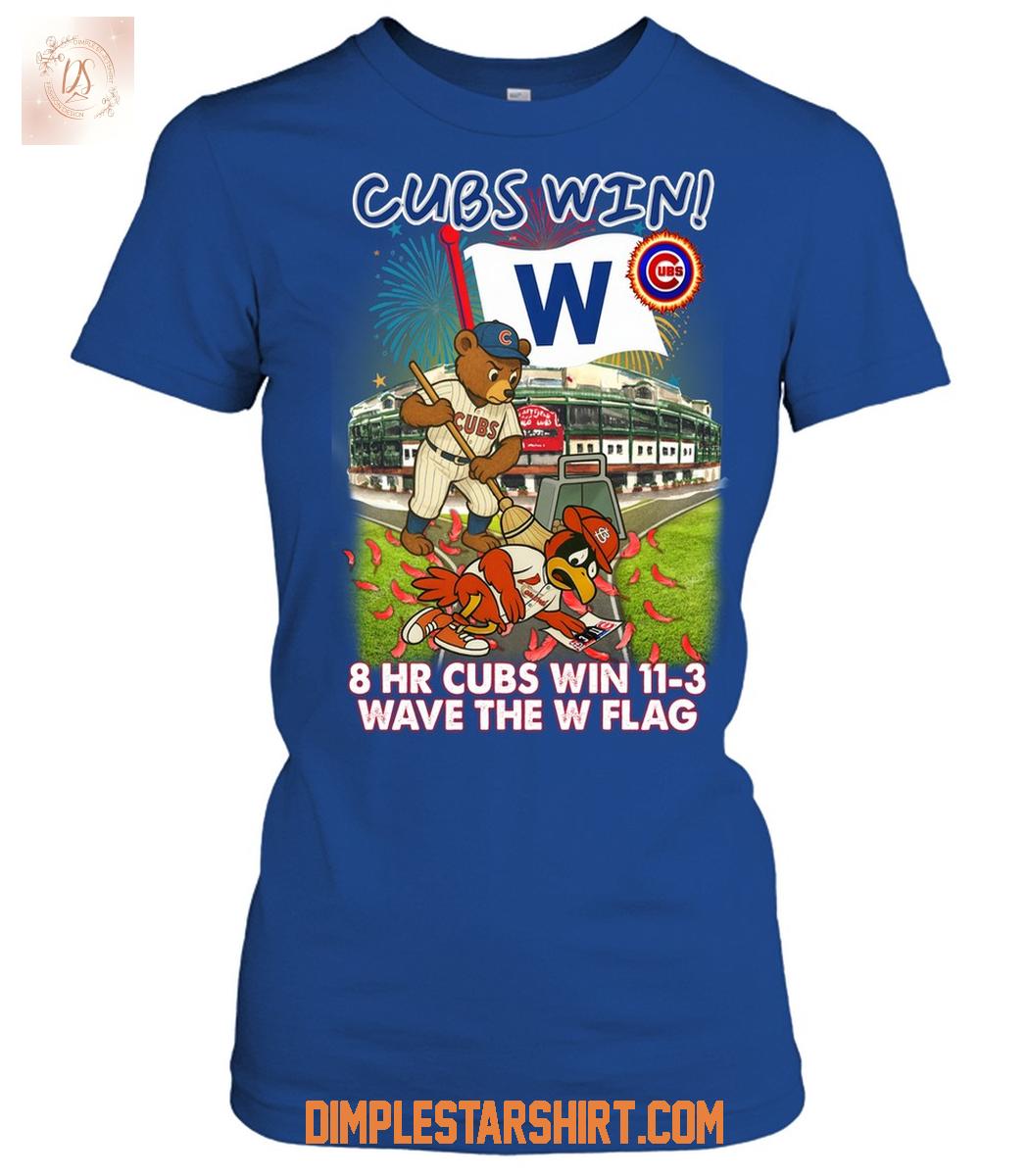 Chicago Cubs Wins Wave The W Flag T Shirt Chicago Cubs Wins Wave The W Flag T Shirt