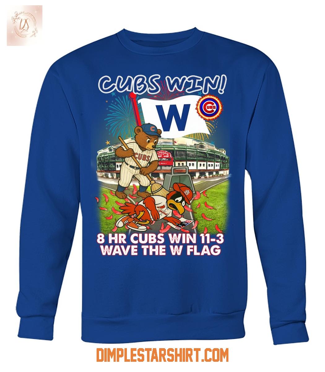 Chicago Cubs Wins Wave The W Flag T Shirt Chicago Cubs Wins Wave The W Flag T Shirt