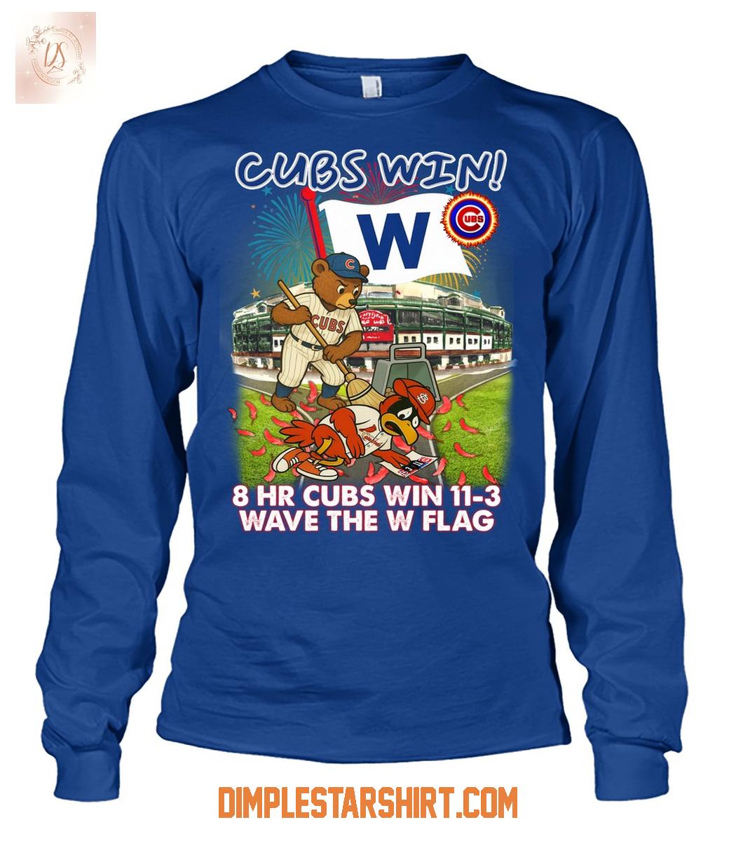 Chicago Cubs Wins Wave The W Flag T Shirt Chicago Cubs Wins Wave The W Flag T Shirt
