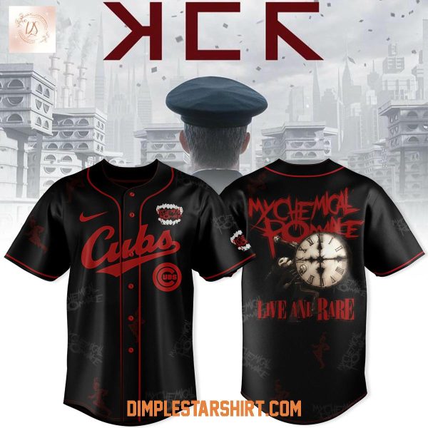 Chicago Cubs x Long Live The Black Parade My Chemical Romance Baseball Jersey