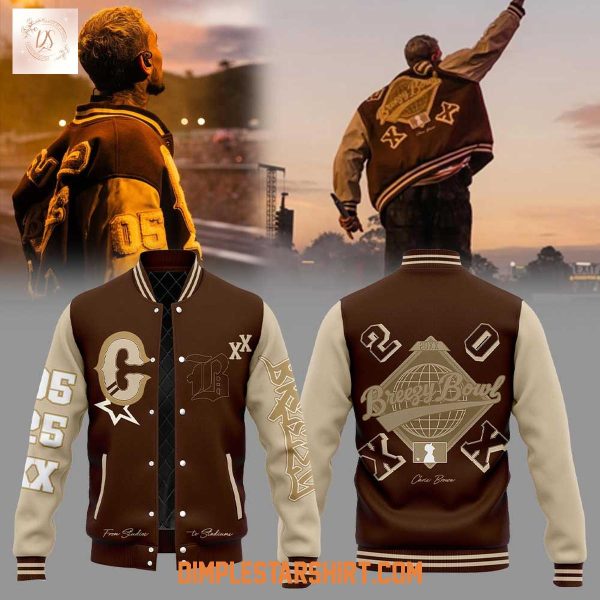 Chris Brown Breezy Bowl XX World Tour 2025 Jacket