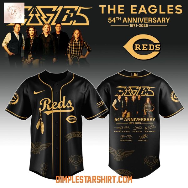 Cincinnati Reds x Eagles Band Music 54 Years 2025 Jersey