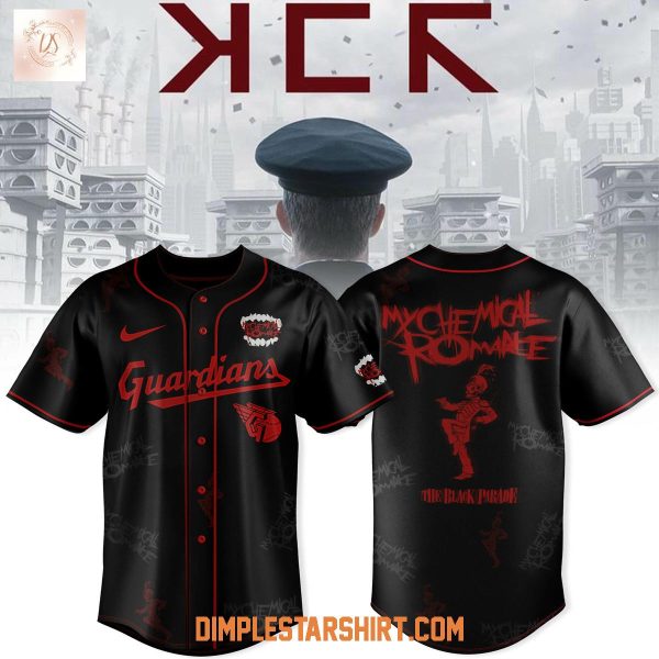 Cleveland Guardians x Long Live The Black Parade My Chemical Romance Baseball Jersey