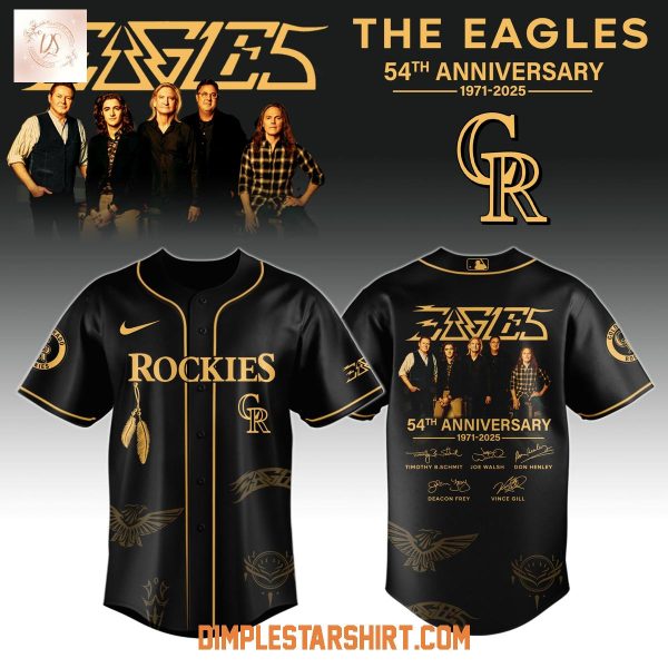 Colorado Rockies x Eagles Band Music 54 Years 2025 Jersey