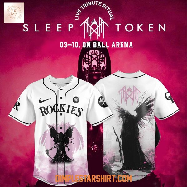 Colorado Rockies x Sleep Token Even In Arcadia Tour 2025 Jersey