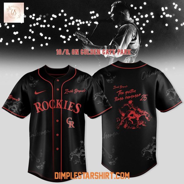 Colorado Rockies x The Quittin Time Summer 2025 Baseball Jersey