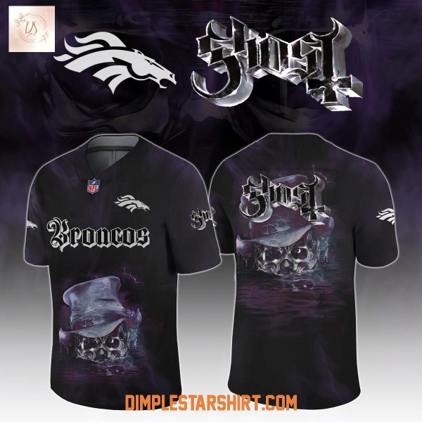 Denver Broncos x Ghost Skeletour World Tour 2025 Football Jersey
