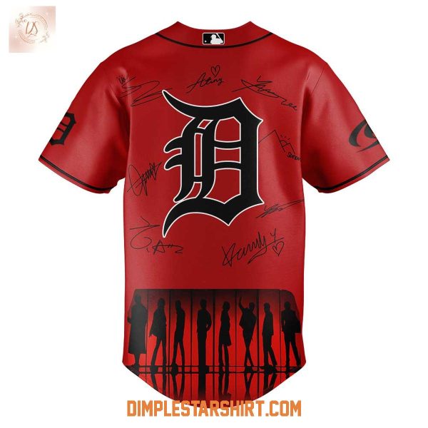 Detroit Tigers Mix Ateez 2025 World Tour Baseball Jersey