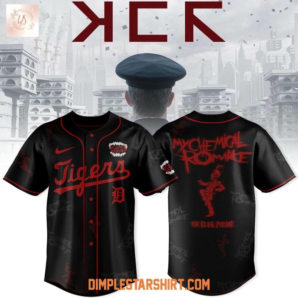 Detroit Tigers x Long Live The Black Parade My Chemical Romance Baseball Jersey