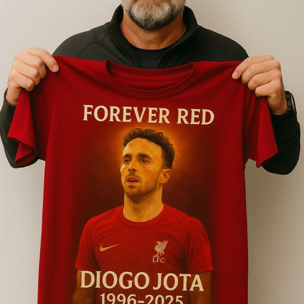 Diogo Jota Liverpool Fc Forever Red 1996 2025 T Shirt 1