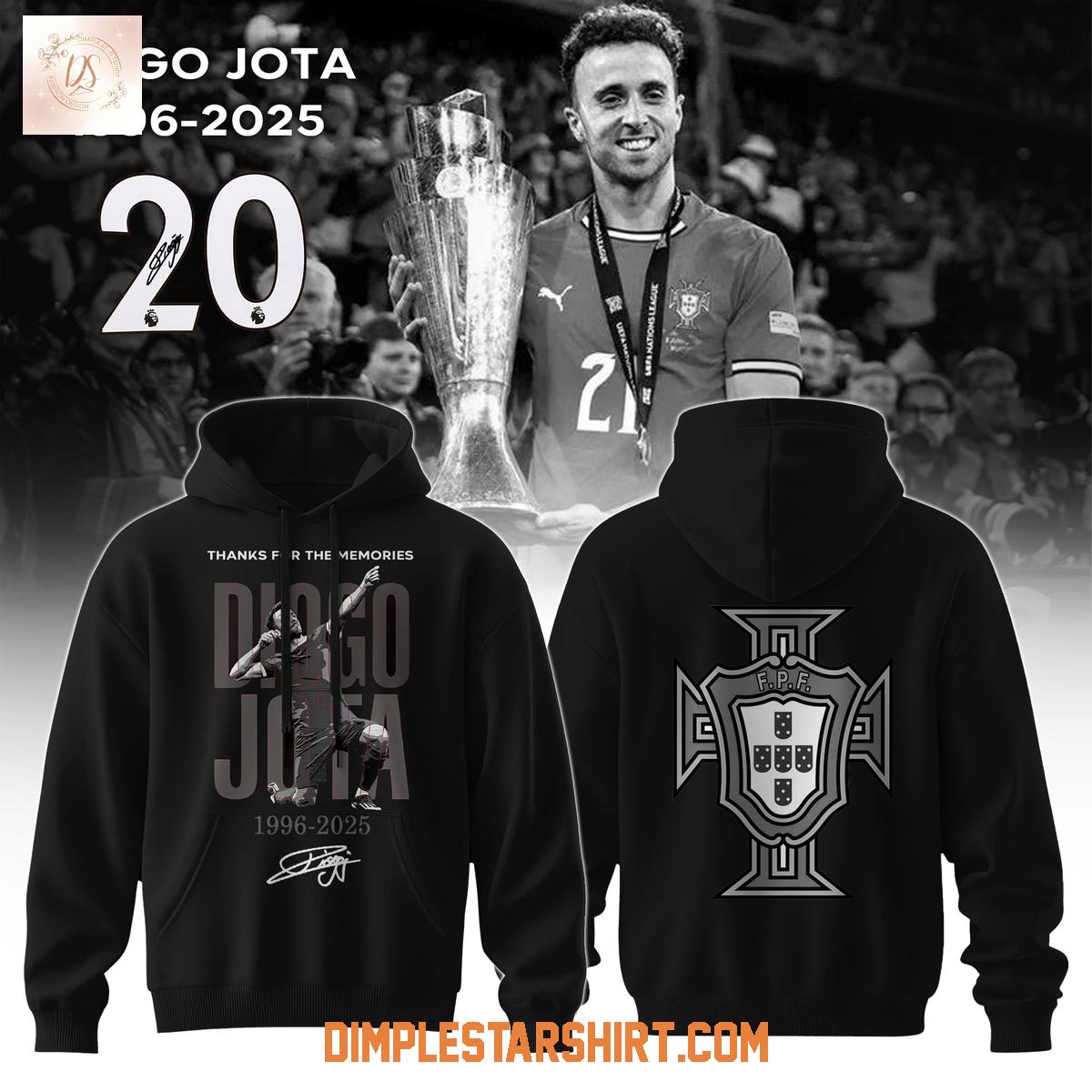 Diogo Jota Portugal Thanks For The Memories 2025 Hoodie Shirt Diogo Jota Portugal Thanks For The Memories 2025 Hoodie Shirt