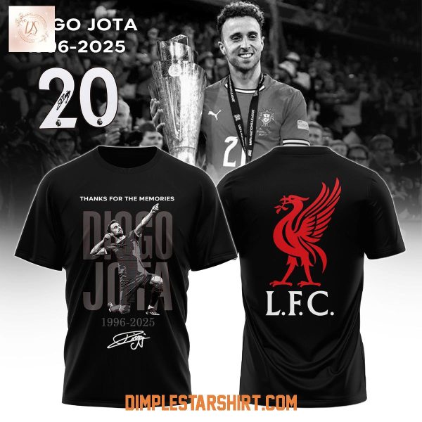 Diogo Jota Thank You For The Memories Liverpool FC 2025 Hoodie Shirt