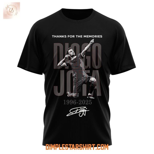 Diogo Jota Thank You For The Memories Liverpool FC 2025 Hoodie Shirt