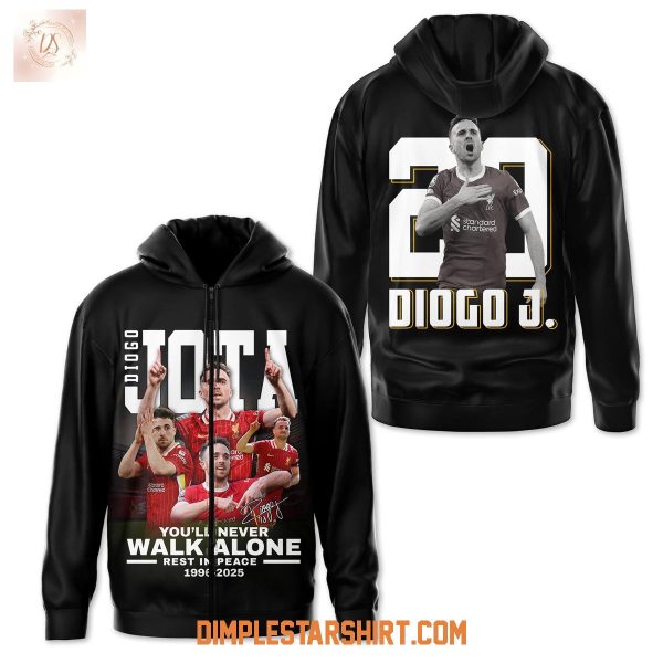 Diogo Jota You’ll Never Walk Alone 2025 Hoodie Shirt