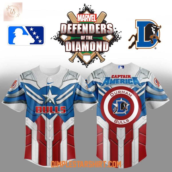 Durham Bulls x Captain America 2025 Baseball Jersey
