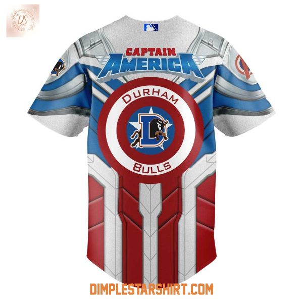 Durham Bulls x Captain America 2025 Baseball Jersey
