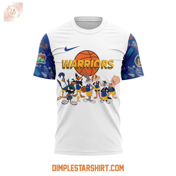 Golden State Warriors x Space Jam 2025 Hoodie Shirt
