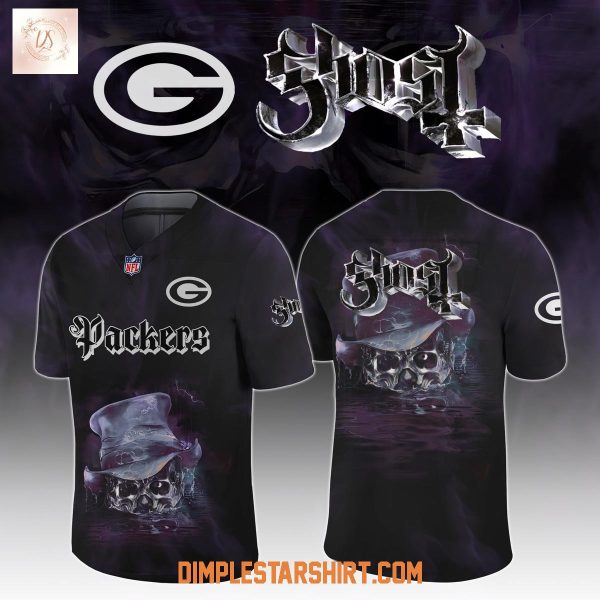 Green Bay Packers x Ghost Skeletour World Tour 2025 Football Jersey