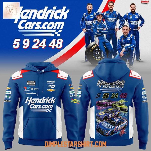 Hendrick Motorsports Team Collection Blue Hoodie Shirt