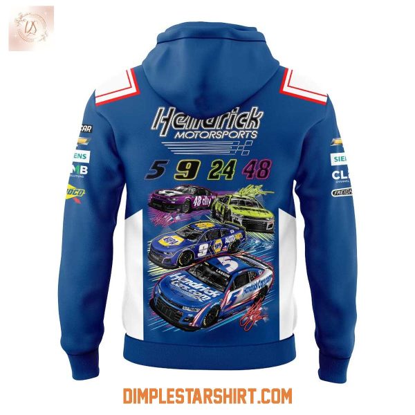 Hendrick Motorsports Team Collection Blue Hoodie Shirt