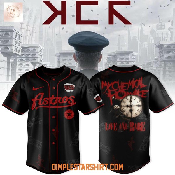 Houston Astros x Long Live The Black Parade My Chemical Romance Baseball Jersey