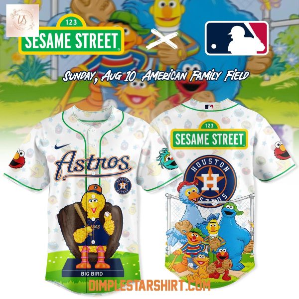 Houston Astros x Sesame Street 2025 Baseball Jersey