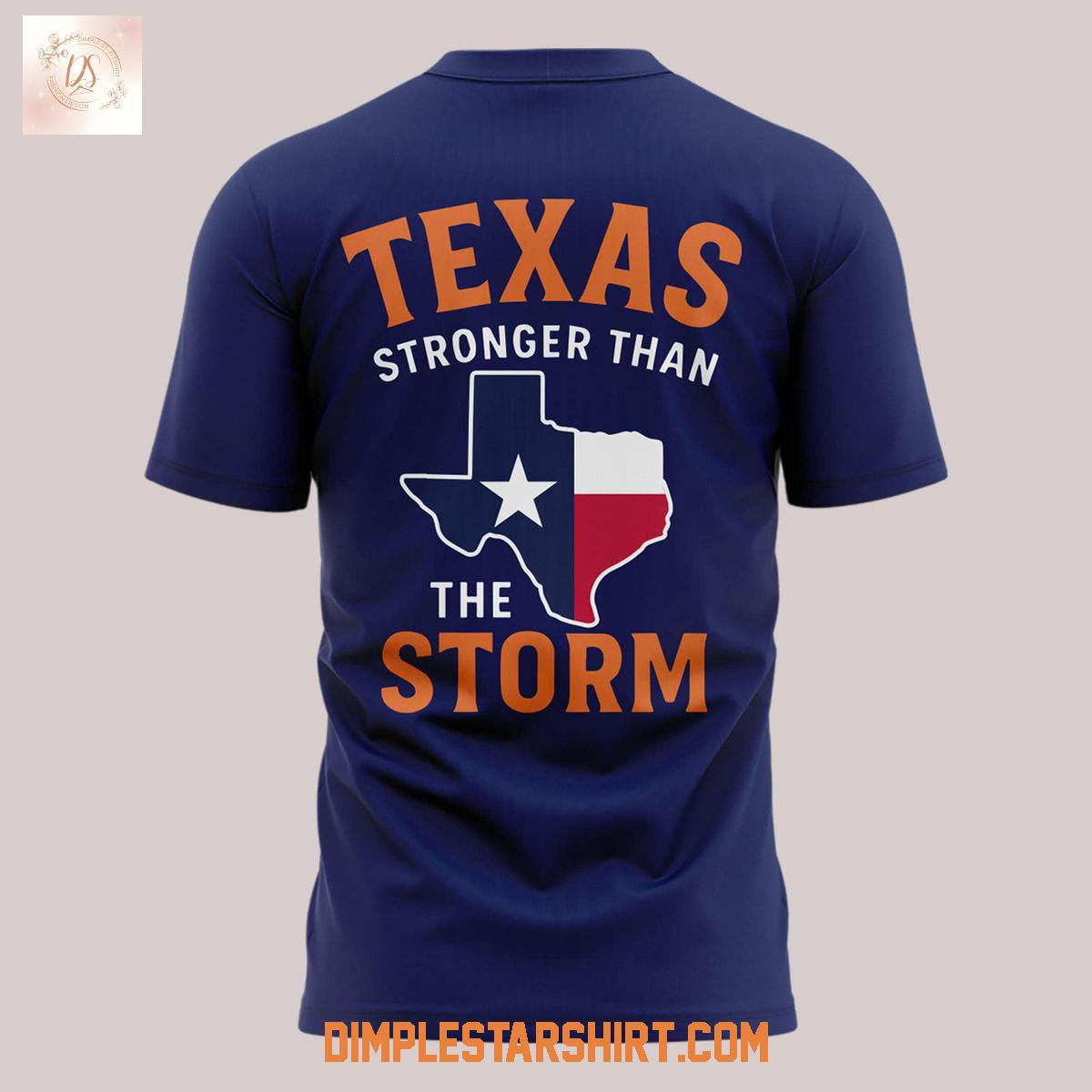 Houston Astros x Texas Stay Strong Than The Storm Shirt Houston Astros x Texas Stay Strong Than The Storm Shirt