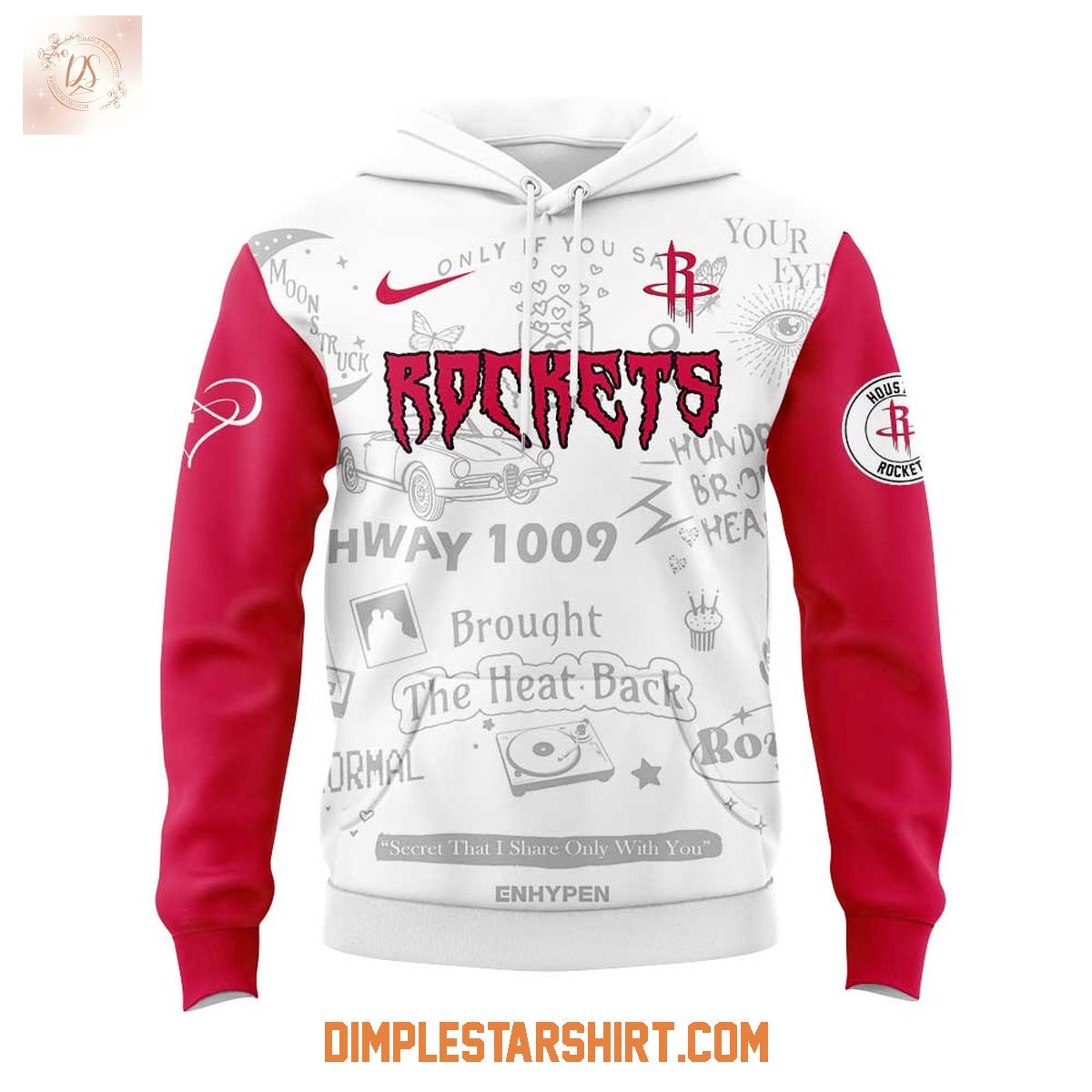 Houston Rockets x Enhypen Walk The Line 2025 Hoodie T Shirt Houston Rockets x Enhypen Walk The Line 2025 Hoodie T Shirt