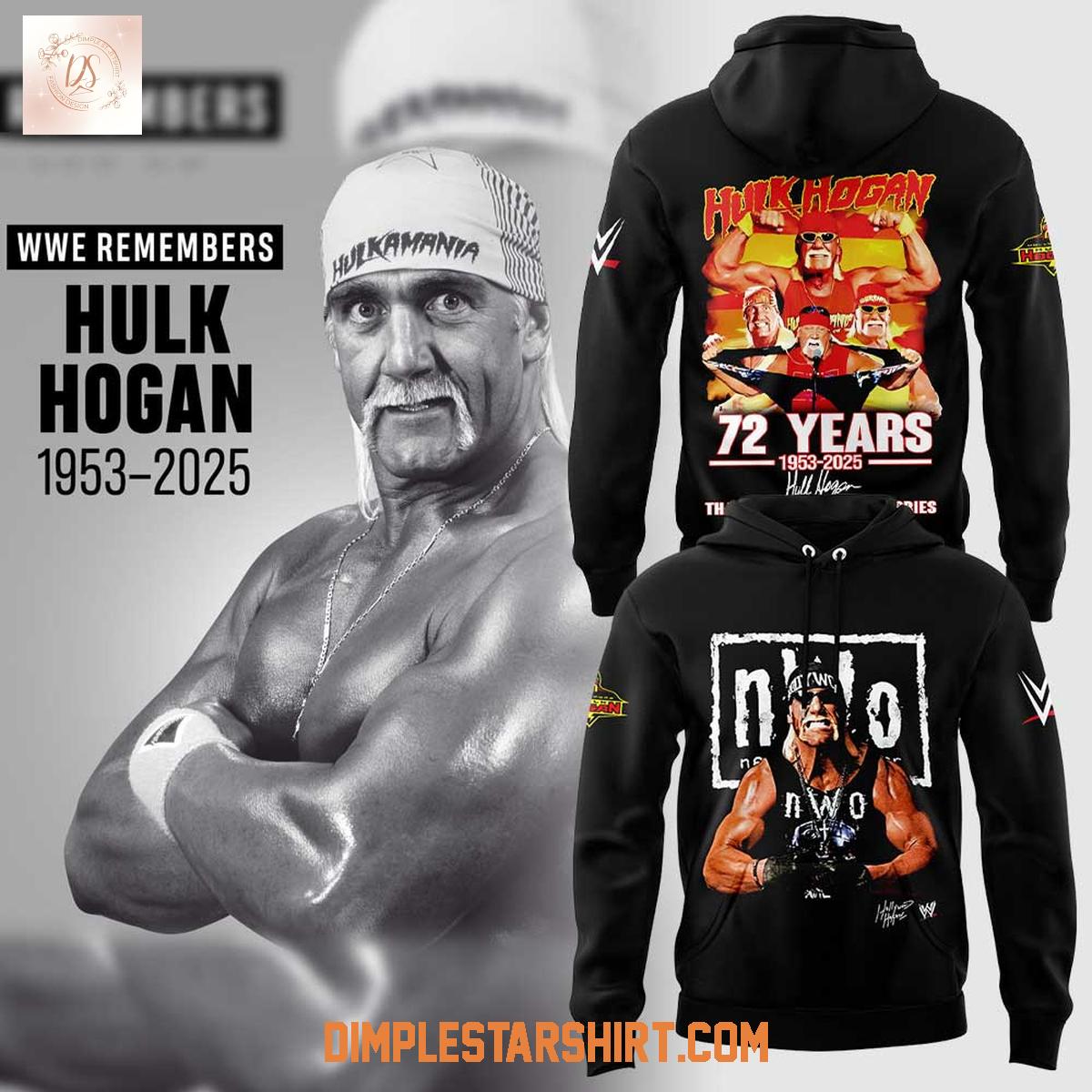Hulk Hogan WWE 72 Years Memories Hoodie Shirt Hulk Hogan WWE 72 Years Memories Hoodie Shirt