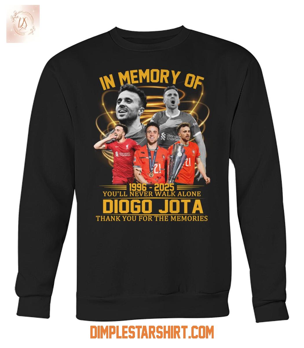 In Memory Of Diogo Jota You'll Never Walk Alone 2025 T Shirt In Memory Of Diogo Jota You'll Never Walk Alone 2025 T Shirt