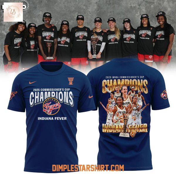 Indiana Fever 2025 Commissioner’s Cup Champions Hoodie Shirt