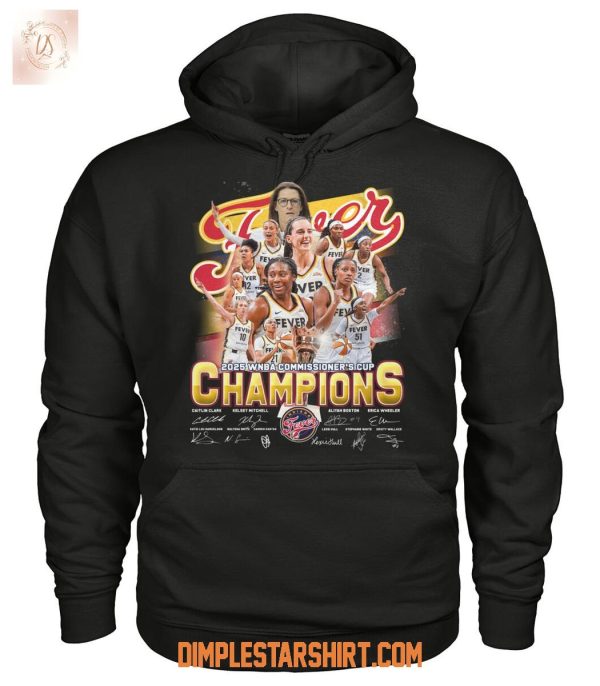 Indiana Fever 2025 WNBA Commissioner’s Cup Champions T Shirt