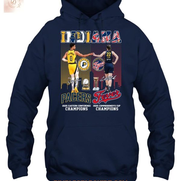 Indiana Pacers And Fever Champions 2025 T Shirt