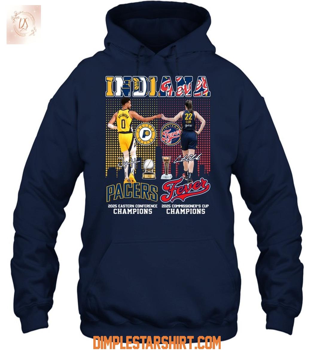 Indiana Pacers And Fever Champions 2025 T Shirt Indiana Pacers And Fever Champions 2025 T Shirt