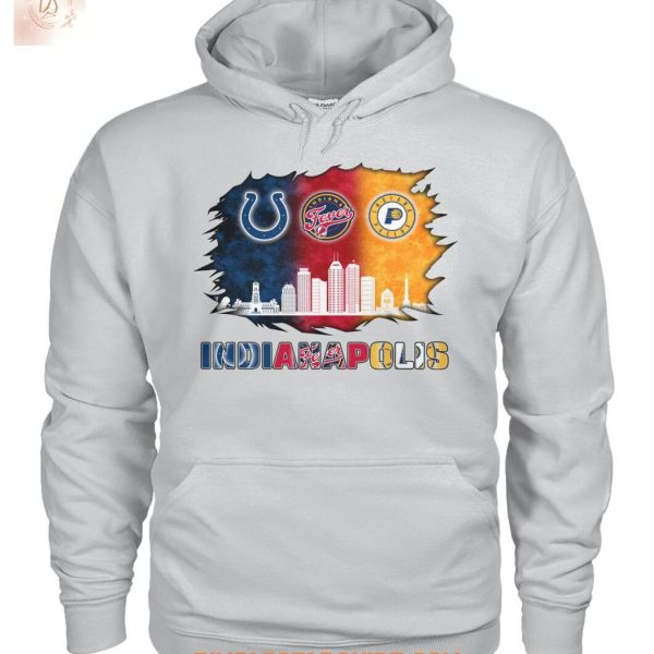 Indianapolis Sport Team Colts Fever And Pacers T Shirt