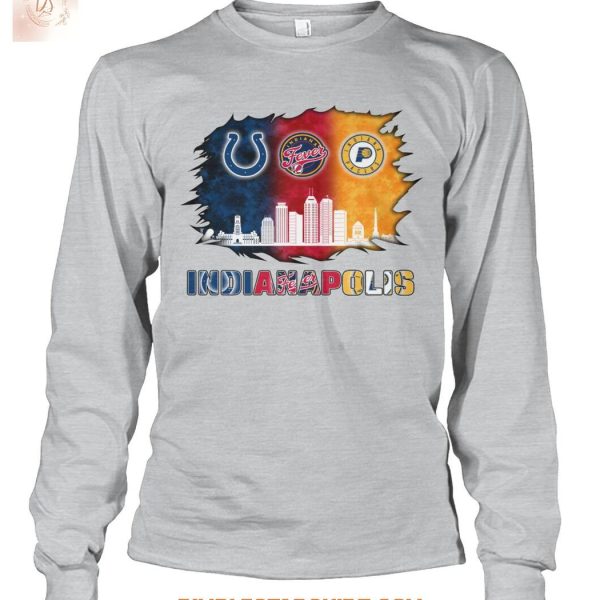 Indianapolis Sport Team Colts Fever And Pacers T Shirt
