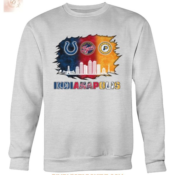 Indianapolis Sport Team Colts Fever And Pacers T Shirt