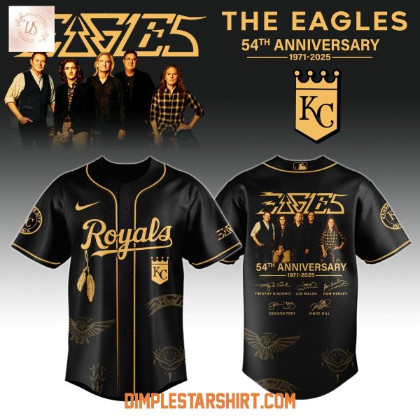 Kansas City Royals x Eagles Band Music 54 Years 2025 Jersey