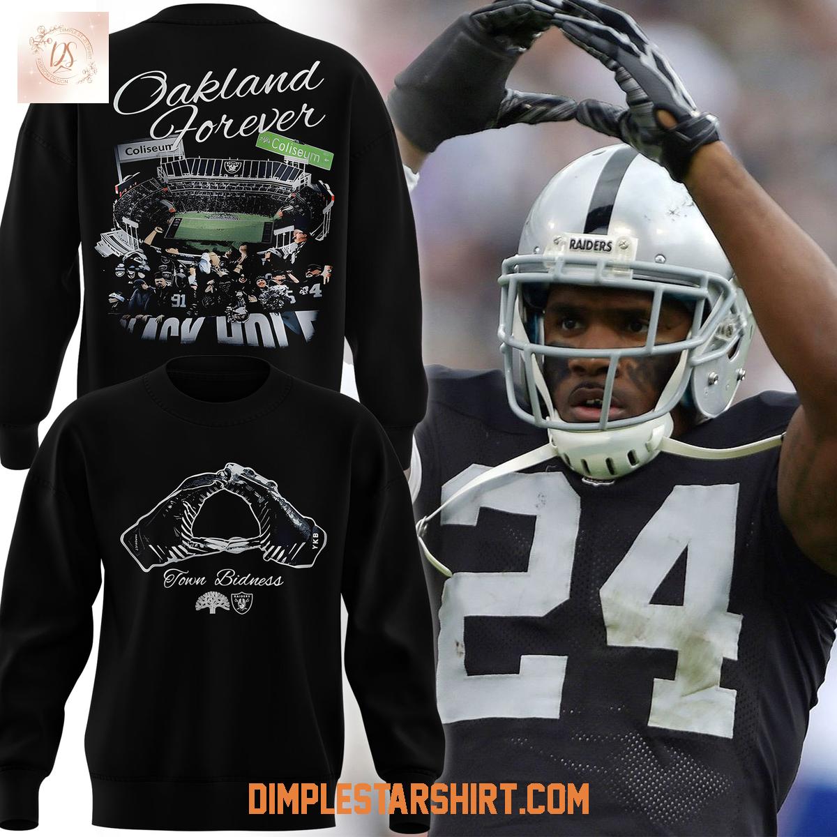 Las Vegas Raiders Oakland Forever Black Hoodie Shirt Las Vegas Raiders Oakland Forever Black Hoodie Shirt