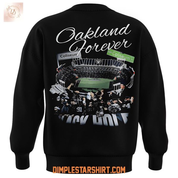 Las Vegas Raiders Oakland Forever Black Hoodie Shirt