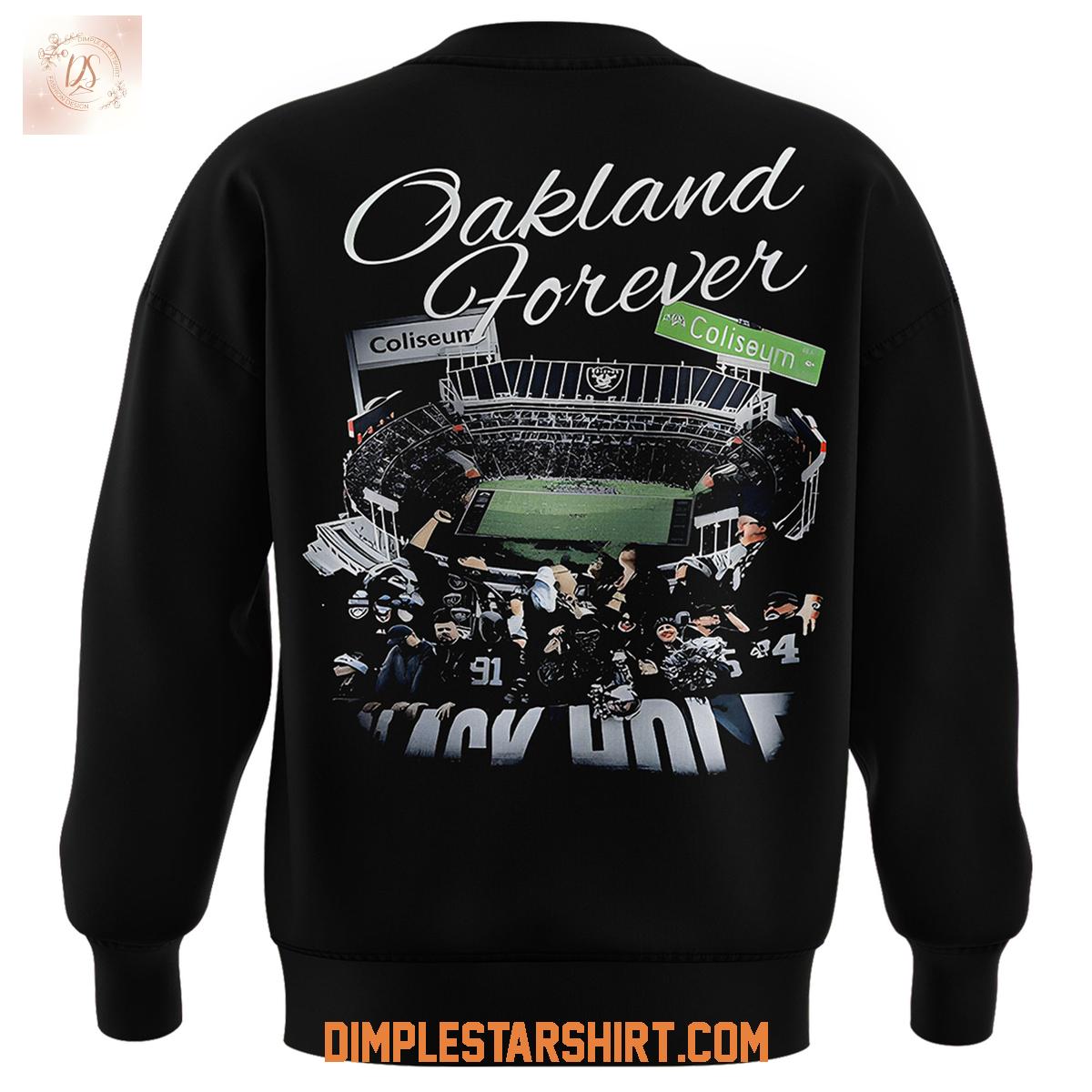 Las Vegas Raiders Oakland Forever Black Hoodie Shirt Las Vegas Raiders Oakland Forever Black Hoodie Shirt