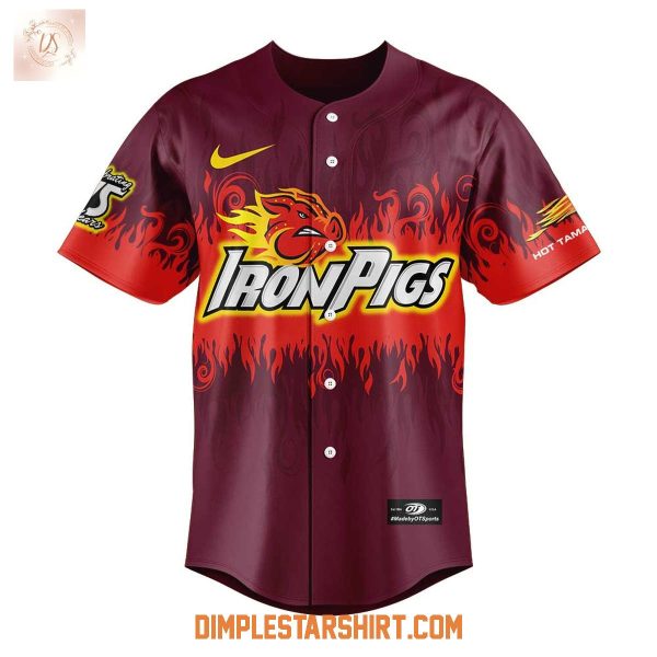 Lehigh Valley IronPigs x Hot Tamales 2025 Jersey