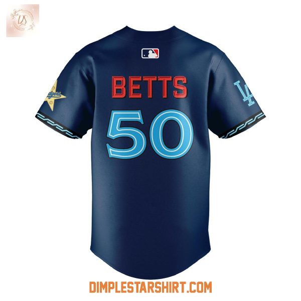 Los Angeles Dodgers 2025 New City Connect Personalized Baseball Jersey