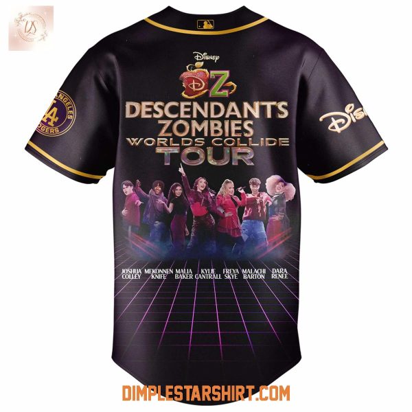 Los Angeles Dodgers Descendants Zombies Worlds Collide Tour 2025 Jersey