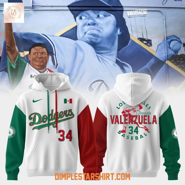 Los Angeles Dodgers Fernando Valenzuela 2025 Hoodie Shirt
