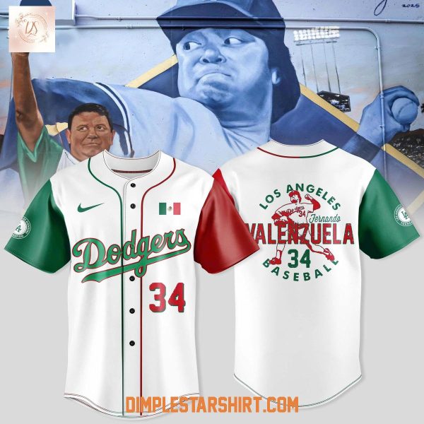Los Angeles Dodgers Fernando Valenzuela 2025 Jersey